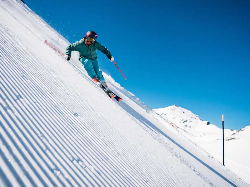 La piste la plus raide