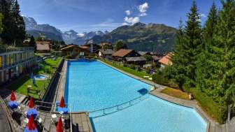 Piscine en plein air Wengen
