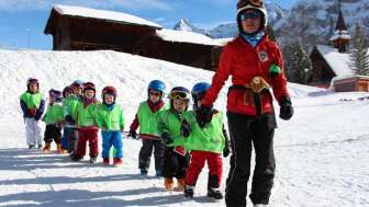 Skischule Mürren Gruppenunterricht
