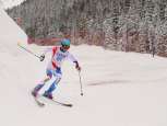 Racers in the Inferno Winter Race in full action.