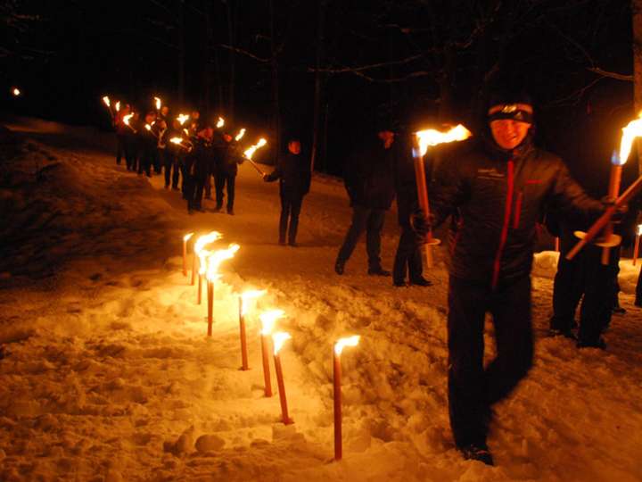 Torchlight hike
