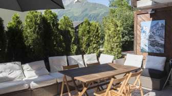 Zentrale Wengen-Wunderland: Mezzanine Studio für 4