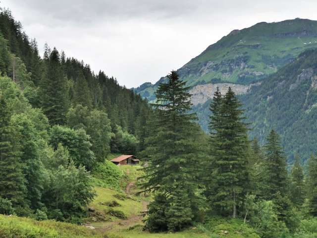Magnificent mountain arena on the Trift