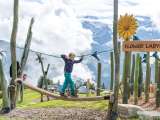 L'aire de jeux d'aventure Flower Park, située sur l'Allmendhubel à Mürren.