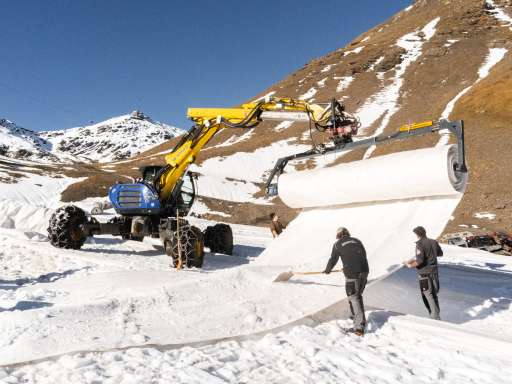 Zu Besuch bei den Schneedepots