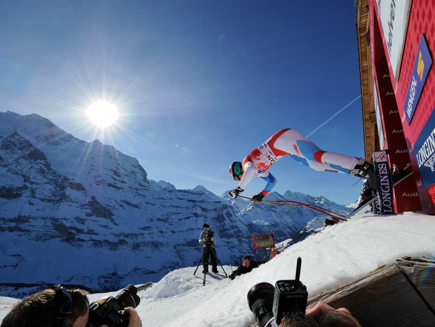 Vaincre la descente du Lauberhorn