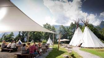 10% discount: Archery in the Hasli-Aktiv tepee village