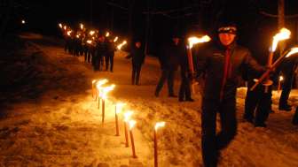 Torchlight hike