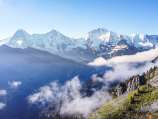 Le trio formé par l'Eiger, le Mönch et la Jungfrau est l'emblème de la région de la Jungfrau,