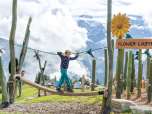 The Flower Park adventure playground on the Allmendhubel in Mürren.